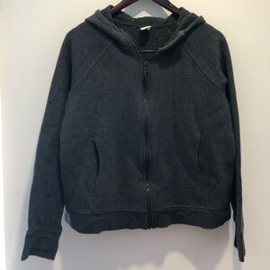 Dark Gray Zip-Up Hoodie
